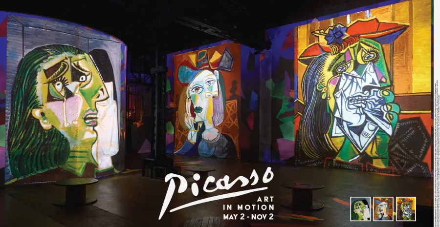 Picasso - Three faces image